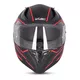 Интегрална мото каска W-TEC Vesco - Black Matt-Corsa Red