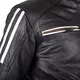 Мъжко кожено мото яке W-TEC Helsin - черен-бял
