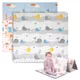 Сгъваема детска подложка inSPORTline Michlino 150x180x1,2 см - Zvířátka abc/Zvířatka louka - Město/Velryby