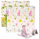 Сгъваема детска подложка inSPORTline Michlino 180x200x1,2 см - Město/Velryby - Zvířátka abc/Zvířatka louka