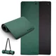 Постелка за упражнения inSPORTline Kikami 180 × 61 × 0,8 см - тъмнозелено-черно