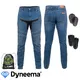 Мъжки мото дънки W-TEC Dynetis - син - син