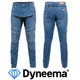 Мъжки мото дънки W-TEC Dynetis - син
