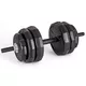 Комплект циментови дъмбели и лост inSPORTline ON-X 6v1 40 kg