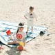 Одеало за пикник inSPORTline Livetino 300x200 cм - calm ocean