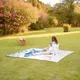 Одеяло за пикник inSPORTline Maritino 208x197 cм - turtle