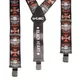 Тиранти W-TEC Black Heart Suspenders - Warhawk - Cross Skull
