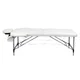 Алуминиева масажна маса inSPORTline Morrani 186 × 60 × 62.5–85.5 см - сметана