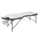 Алуминиева масажна маса inSPORTline Kiyora 186x70x62,5-85,5 cm - бял сив