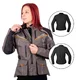 Дамско туристическо мото яке  W-TEC Smackton Lady - сиво-оранжева