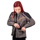 Дамско туристическо мото яке  W-TEC Smackton Lady - сиво-оранжева