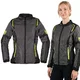 Дамско лятно мото яке W-TEC Jelsa - Сив-Жълт - šedá-fluo