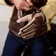 Кожени мото ръкавици W-TEC Retro Gloves - кафяво-бежово