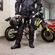 Мото панталони W-TEC Aircross - черно-жълто