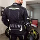 Мъжко мото яке W-TEC Aircross - черно-златисто