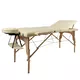 Масажна маса inSPORTline Japane 3-pieces wooden - бяло-оранж - кремаво жълто
