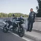Мото дънки W-TEC Pawted - тъмносин