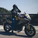Дамски кожени мото ръкавици W-TEC Perchta - черен
