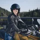 Дамски кожени мото ръкавици W-TEC Perchta - черен