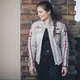 Дамско кожено мото яке W-TEC Sheawen Lady White