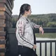 Дамско кожено мото яке W-TEC Sheawen Lady White