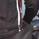 Мъжко текстилно мото яке W-TEC Jawo - черен с червена и бяла ивица
