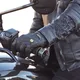 Дамски кожени мото ръкавици W-TEC Perchta - черен