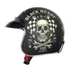 Мото каска W-TEC Kustom Black Heart - Ride Culture, матово черно