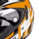 Мото каска W-TEC Dualsport - Флуо Жълт-Син
