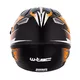 Мото каска W-TEC Dualsport - Флуо Жълт-Син