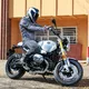 Мъжко кожено мото яке W-TEC Sheawen Waxed Grey - сиво
