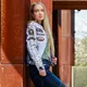 Дамско мото яке W-TEC Virginia - червен
