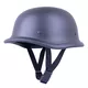 Ретро мото каска Sodager DH-001 - черен гланц - матирано черно