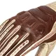 Кожени мото ръкавици W-TEC Retro Gloves - кафяво-бежово