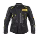 Мъжко мото яке W-TEC Aircross - черно-златисто - черно-златисто
