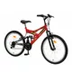 Junior bike DHS Kreativ 2441 - червен-черен