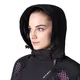 Дамско софтшел мото яке W-TEC Annorack Lady - černo-písková