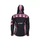 Дамско мото яке Softshell W-TEC Pestalozza NF-2781 - черен-сив