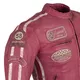 Дамско кожено мото яке W-TEC Sheawen Lady Pink - розов