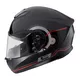 Мото каска W-TEC Yorkroad Fusion - Black Grey Red Glossy