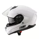 Мото каска W-TEC Yorkroad Solid - White Grey Glossy