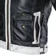 Мъжко кожено мотояке W-TEC Esbiker - черен с бежови ивици