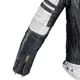 Мъжко кожено мотояке W-TEC Esbiker - черен с бежови ивици