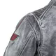 Мъжко кожено мото яке W-TEC Sheawen Waxed Grey - сиво
