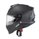 Мото каска W-TEC Integra Solid - матово черно