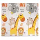 Сгъваема детска подложка inSPORTline Michlino 150x180x1,2 см - Zvířátka abc/Zvířatka louka