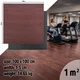 Предпазна настилка за фитнес inSPORTline Luxteko Flat 100x100x1.5 см - wood